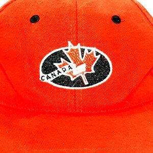 Canada Maple Leaf Snap Back Baseball Hat Cap